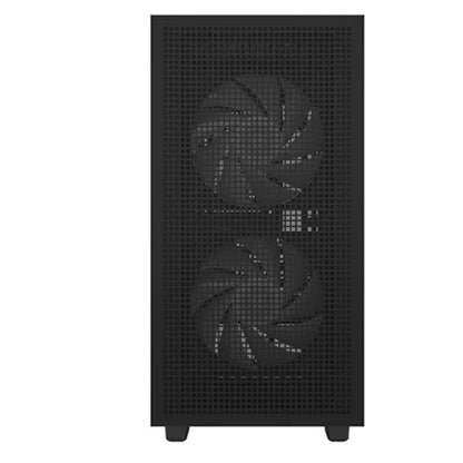DeepCool CH360 Black Micro ATX Case, Tempered Glass Window, 1x USB 3.0, 1x USB-C, HD Audio, 2x 14... - Image 2