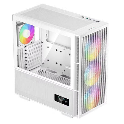 DeepCool CH560 DIGITAL White High Airflow Mid-Tower ATX Case, Digital Status Display, Magnetic Hy... - Image 2