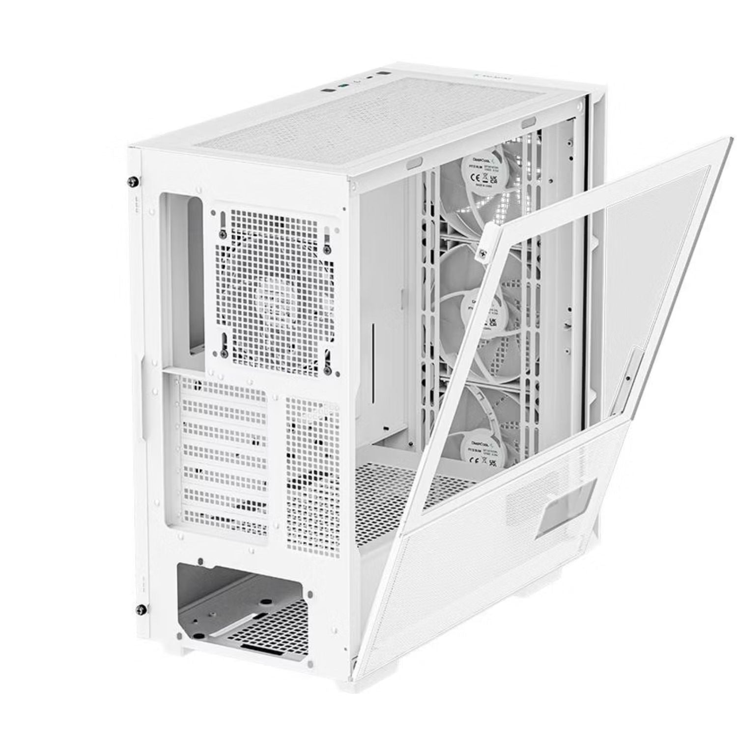 DeepCool CH560 DIGITAL White High Airflow Mid-Tower ATX Case, Digital Status Display, Magnetic Hy... - Image 4