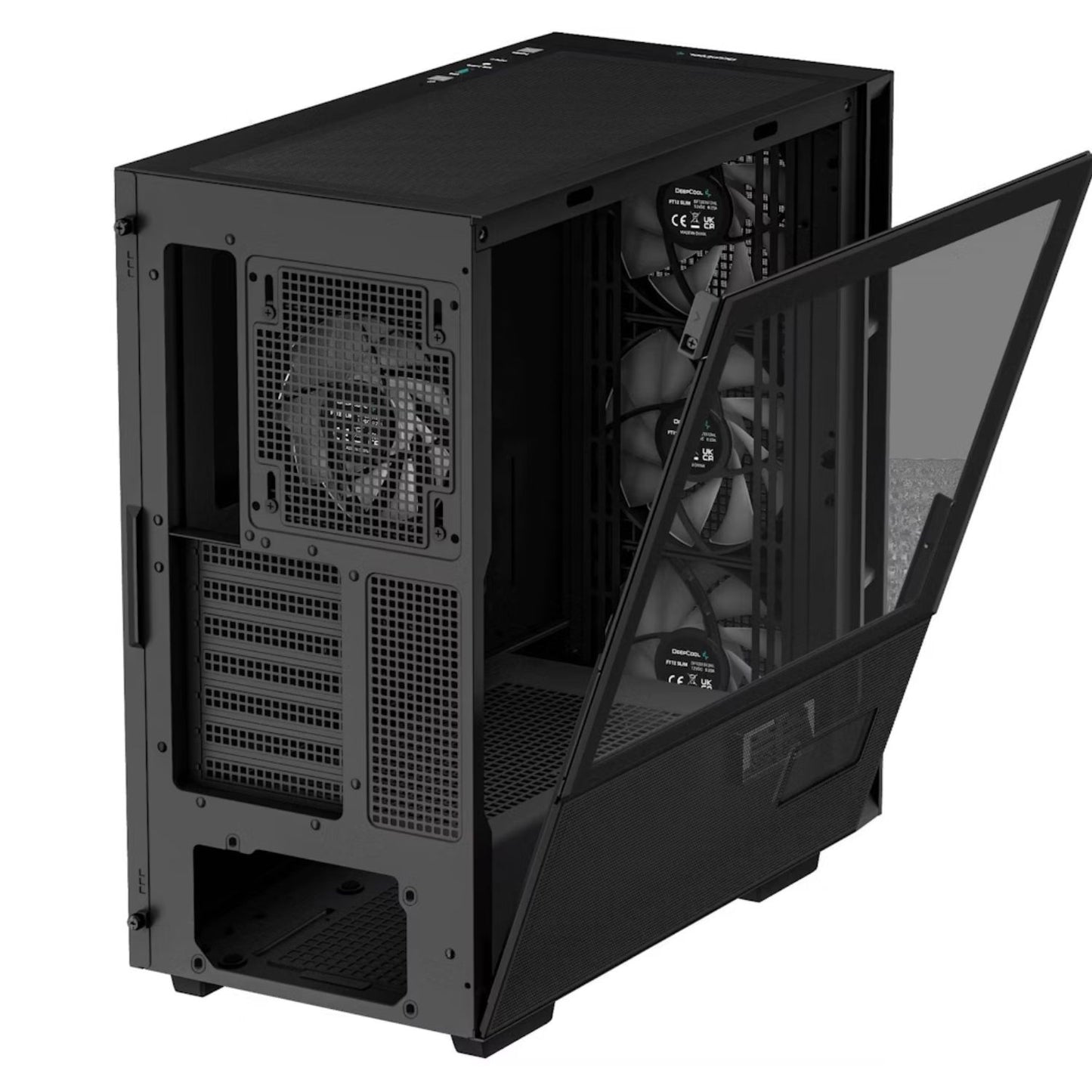 DeepCool CH560 DIGITAL High Airflow Mid-Tower ATX Case, Digital Status Display, Magnetic Hybrid M... - Image 2