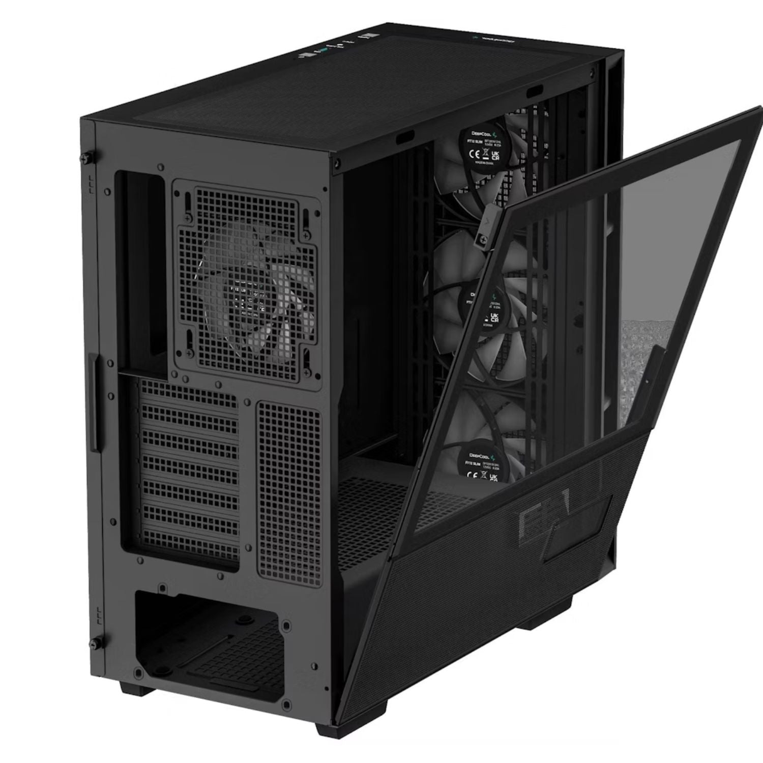 DeepCool CH560 DIGITAL High Airflow Mid-Tower ATX Case, Digital Status Display, Magnetic Hybrid M... - Image 2