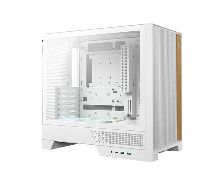 DeepCool CL660 WH High Cooling Performance ATX Compact Case, 2 x Pre-Installed Fans - Cases  Acce...