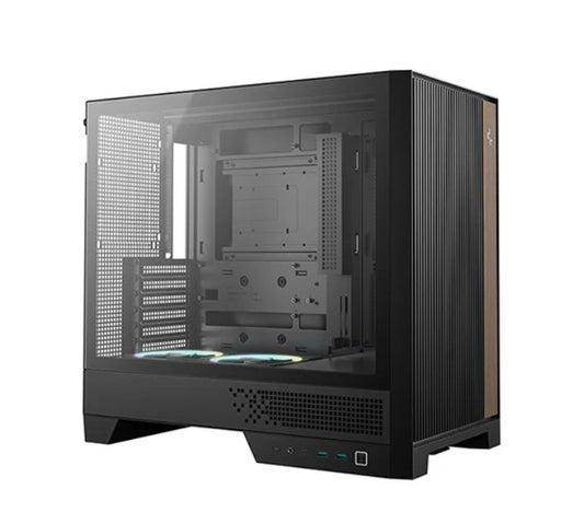 DeepCool CL660 Innovative Compartmentalized Optimized ATX Case. Pre-installed Dual ARGB Fans, Bui...
