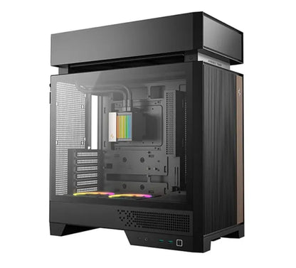 DeepCool CL6600 Innovative Compartmentalised ATX Case, Pre-installed 360mm Liquid Cooler, Up To 3...