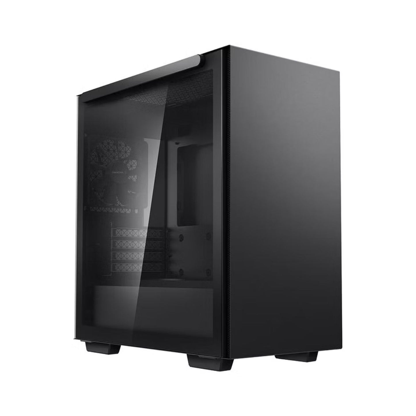 DeepCool MACUBE 110 Black Minimalistic Micro-ATX Case, Magnetic Tempered Glass Panel, Removable D...