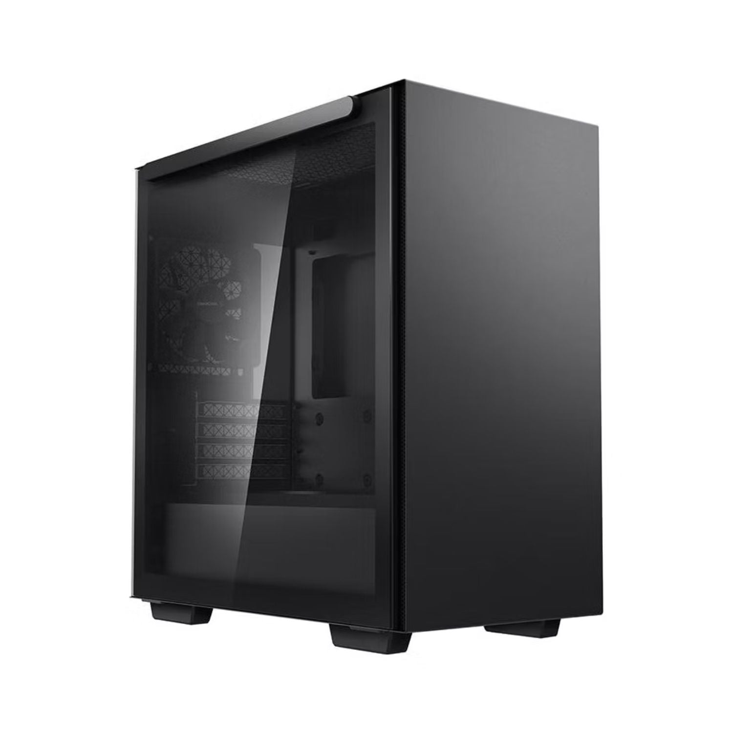 DeepCool MACUBE 110 Black Minimalistic Micro-ATX Case, Magnetic Tempered Glass Panel, Removable D...