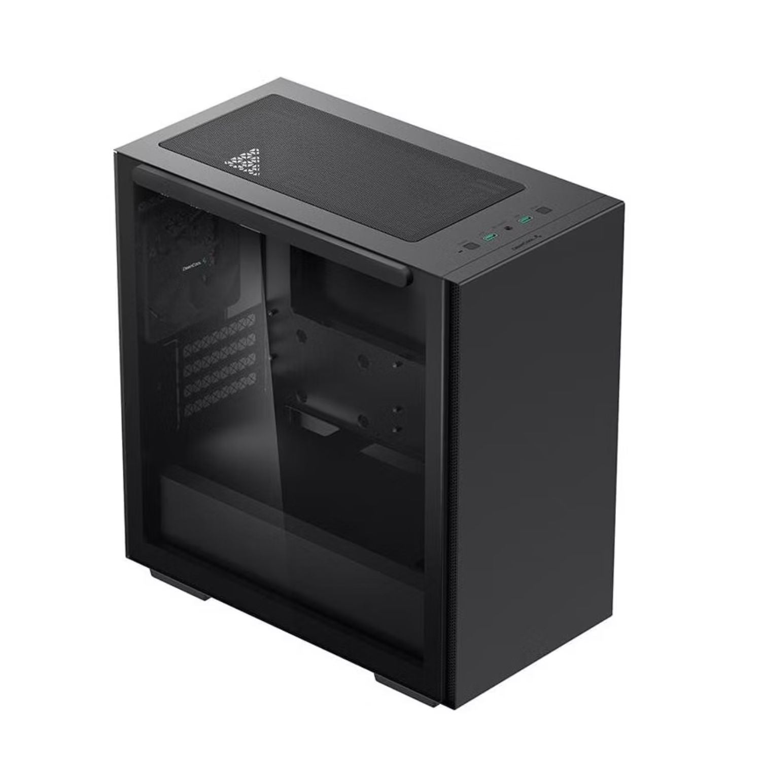 DeepCool MACUBE 110 Black Minimalistic Micro-ATX Case, Magnetic Tempered Glass Panel, Removable D... - Image 2