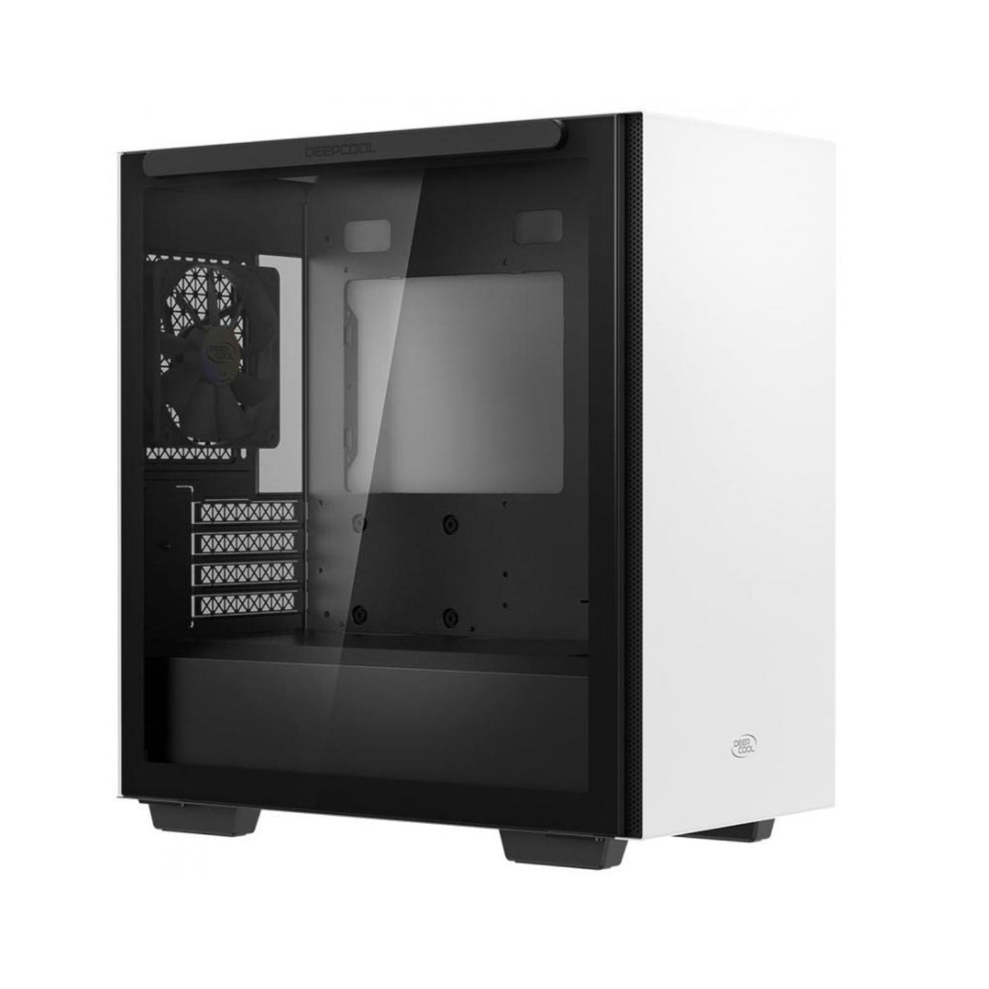 DeepCool MACUBE 110 White Minimalistic Micro-ATX Case, Magnetic Tempered Glass Panel, Removable D... - Image 2