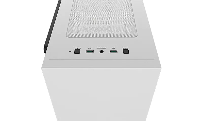 DeepCool MACUBE 110 White Minimalistic Micro-ATX Case, Magnetic Tempered Glass Panel, Removable D... - Image 3