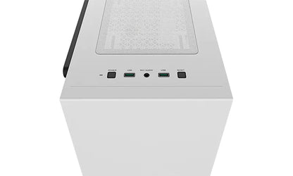 DeepCool MACUBE 110 White Minimalistic Micro-ATX Case, Magnetic Tempered Glass Panel, Removable D... - Image 3