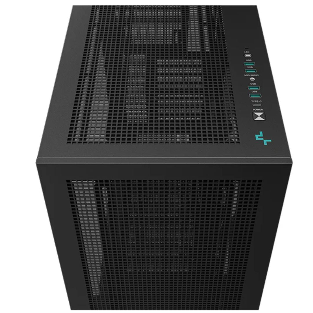 DeepCool MORPHEUS Modular High Airflow ATX Case, 1xPre-Installed Fans, USB3.0×4, Audio×1, Type-C×... - Image 4