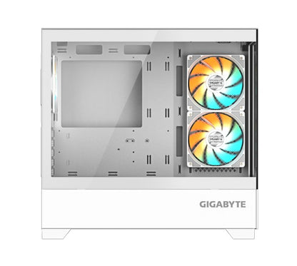 Gigabyte C201PI M-ATX CASE, Mid Tower, mini-ITX/m-ATX, White, H431x W242x D430 mm, 5 Slots, USB 3... - Image 3