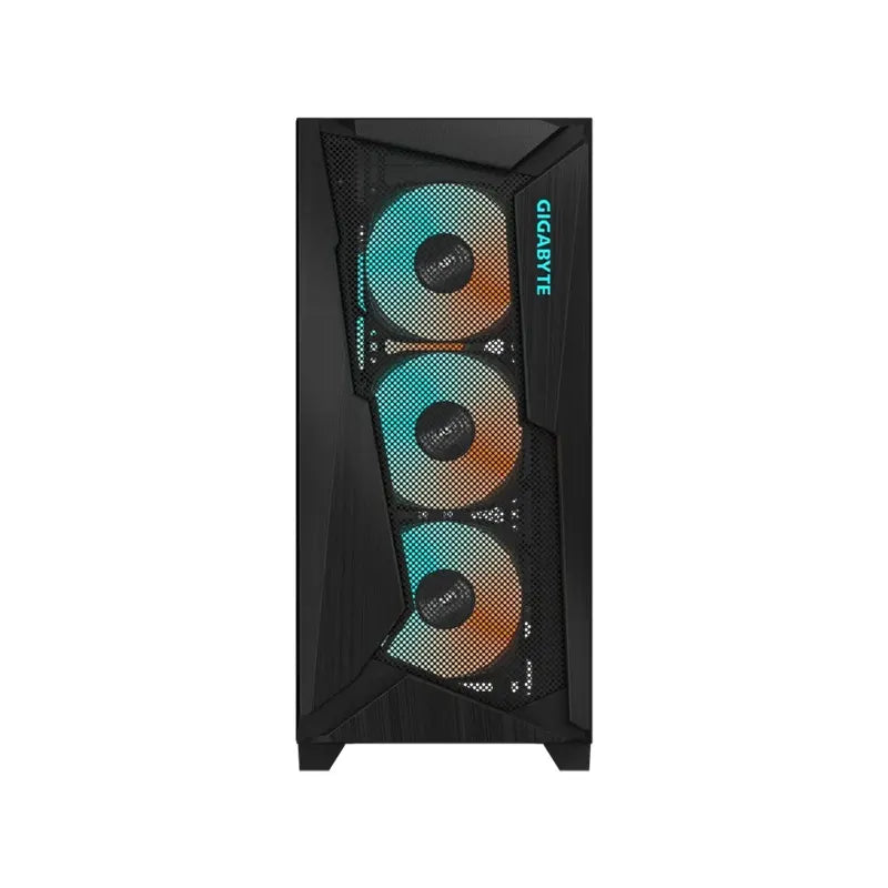 (LS) Gigabyte C301V2 RGB Tempered Glass E-ATX Black Mid Tower Gaming Chassis  2x3.5' 2x2.5' 2xUSB... - Image 2