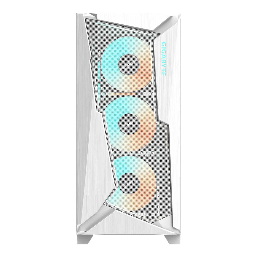 (LS) Gigabyte C301 RGB Tempered Glass E-ATX White Mid Tower Gaming Chassis  2x3.5' 2x2.5' 2xUSB3.... - Image 3