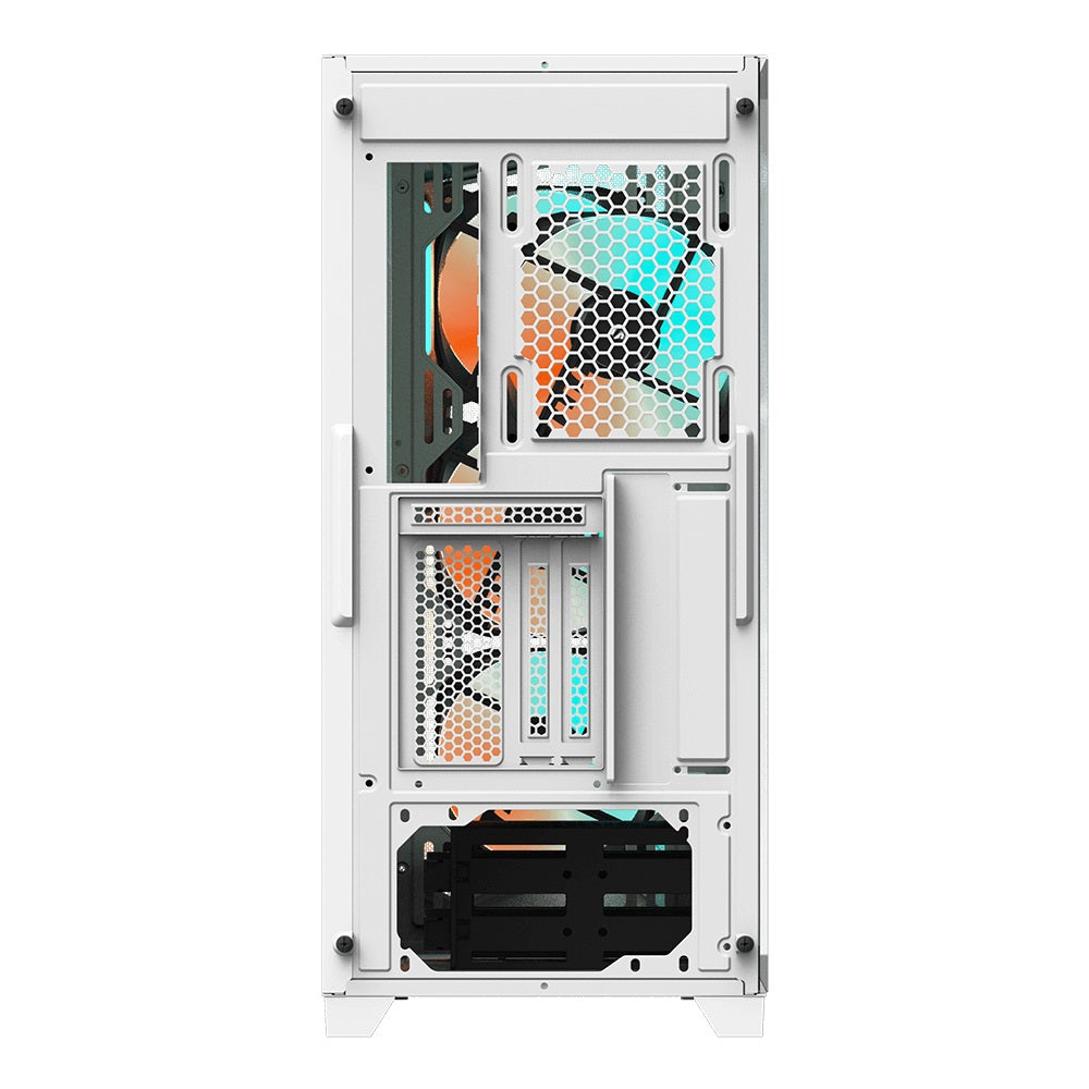 Gigabyte C301 RGB Tempered Glass E-ATX White Mid Tower Gaming Chassis  2x3.5' 2x2.5' 2xUSB3.0 Det... - Image 4