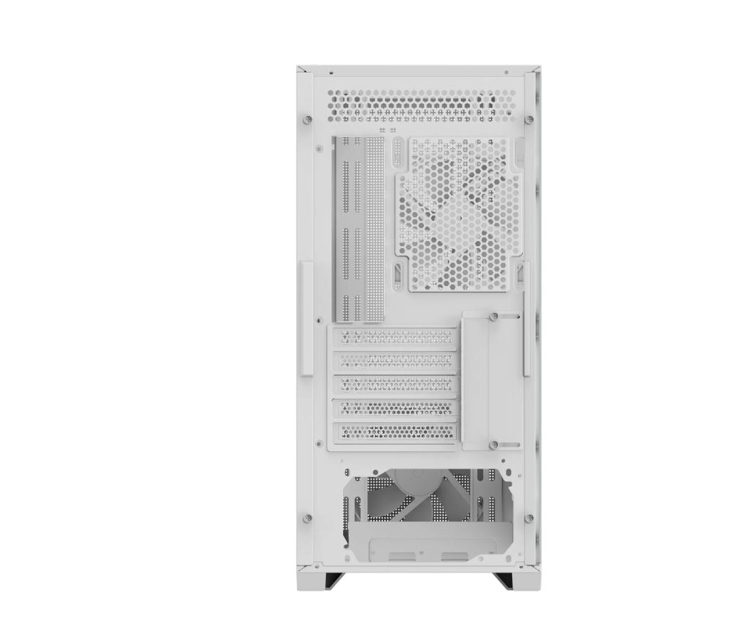 GIGABYTE C102 GLASS ICE Mid Tower case, H450x W210x D450 mm, White, 5 Expansion slots, 2x 3.5' Dr... - Image 3