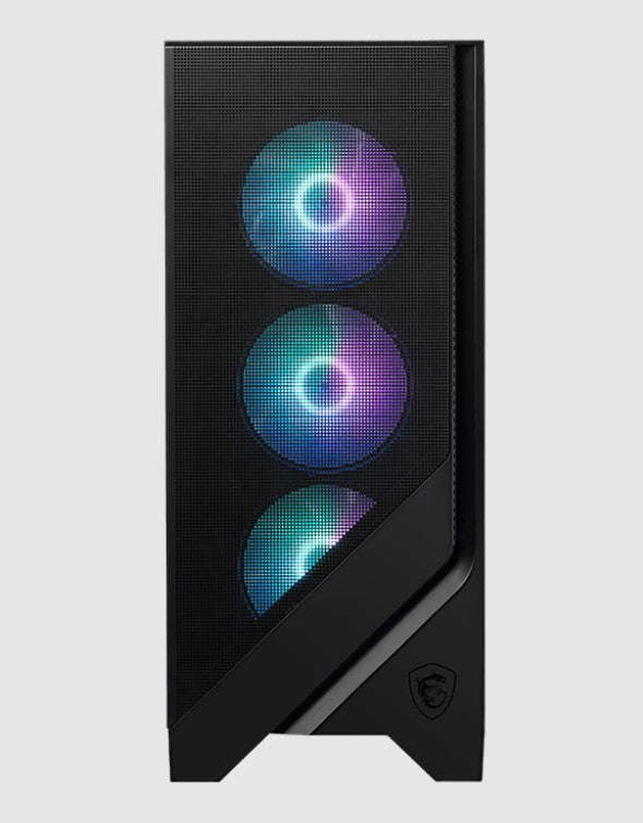 MSI MAG FORGE 321R AIRFLOW Micro ATX Case, 2x USB 3.2, 1x Mic-in / Audio-out, 1x LED, 1x 2.5', 2x... - Image 2