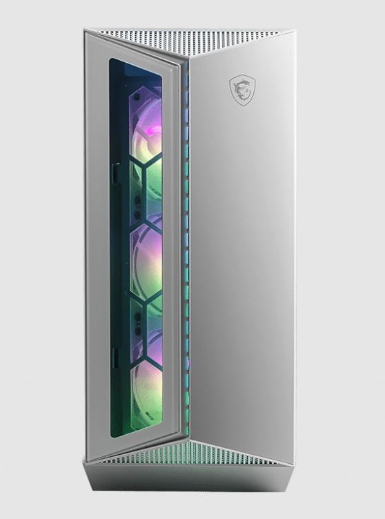 MSI MPG GUNGNIR 110R White Mid-Tower Case, Supports ATX / M-ATX / Mini ITX, 2x USB 3.2, 1x USB-C,... - Image 2