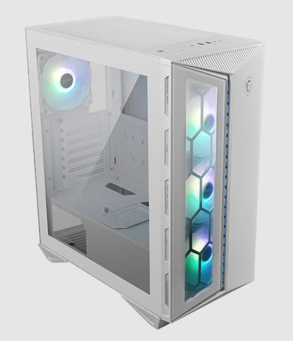 MSI MPG GUNGNIR 110R White Mid-Tower Case, Supports ATX / M-ATX / Mini ITX, 2x USB 3.2, 1x USB-C,... - Image 4