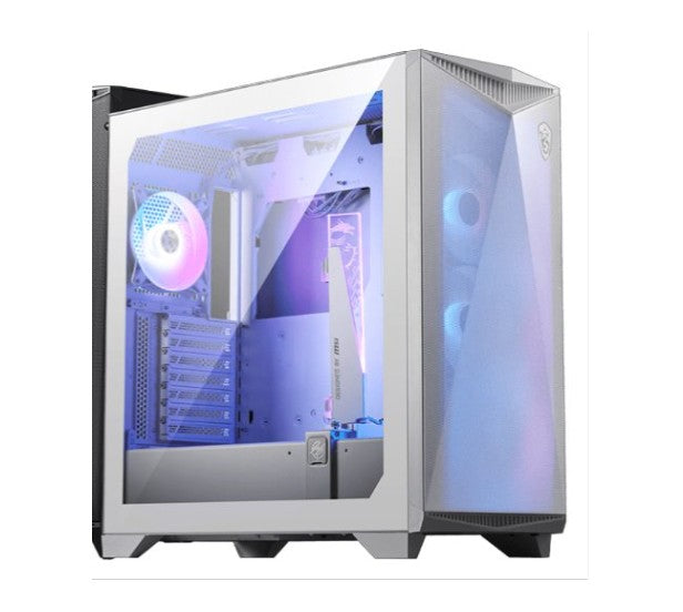 MSI MPG GUNGNIR 300R AIRFLOW WHITE Mid-Tower Case, Supports ATX / M-ATX / Mini ITX, 2x USB 3.2, 1...