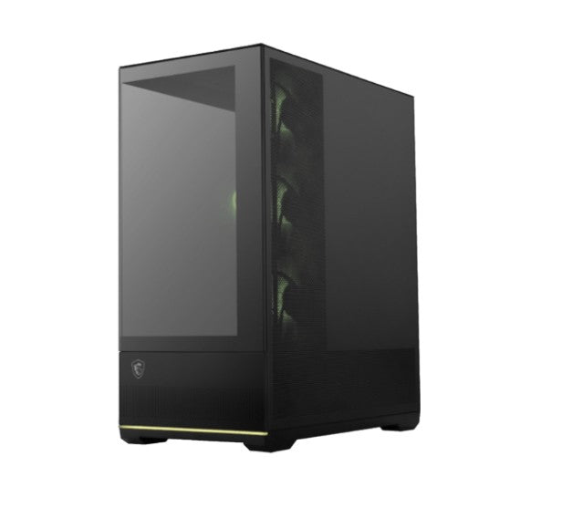 MSI MAG PANO 110R PZ  BLACK Micro ATX Case, 2 x USB 5Gbps , 1x USB C 20Gbps, 1 x Audio-Out / Mic,... - Image 3