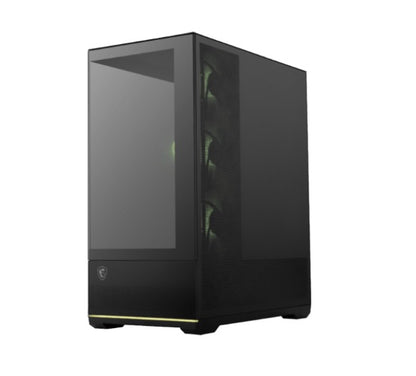 MSI MAG PANO 110R PZ  BLACK Micro ATX Case, 2 x USB 5Gbps , 1x USB C 20Gbps, 1 x Audio-Out / Mic,... - Image 3