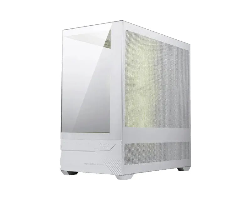 SI MAG PANO M110R - White, Mini Tower, 270° Panoramic Glass, Micro-ATX/Mini-ITX, 3x ARGB Fans, 36...