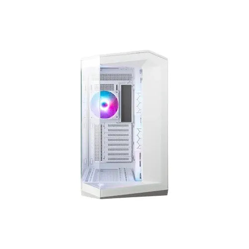 MSI MAG PANO 100R PZ WHITE Micro ATX Case, 2 x USB 5Gbps , 1x USB C 20Gbps, 1 x Audio-Out / Mic,,...