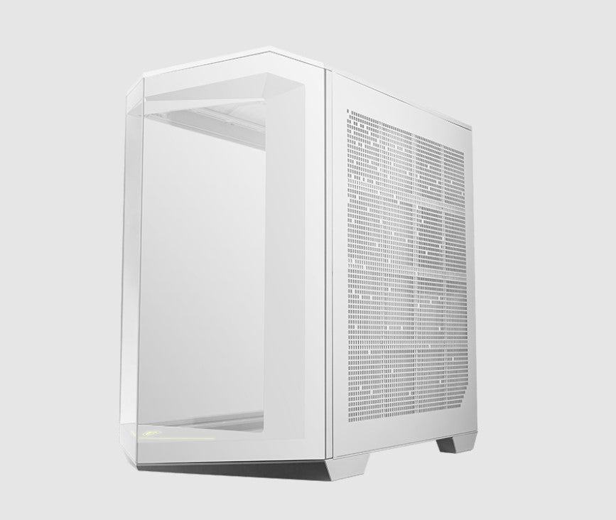 MSI MAG PANO 100R PZ WHITE Micro ATX Case, 2 x USB 5Gbps , 1x USB C 20Gbps, 1 x Audio-Out / Mic,,... - Image 2