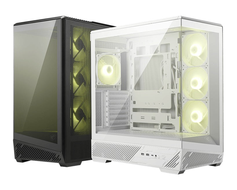 MSI MAG PANO 130R PZ -WHITE – ATX/mATX/ITX, 400mm GPU, 165mm CPU, 7 slots, 6×120mm, 360 rad top/s...