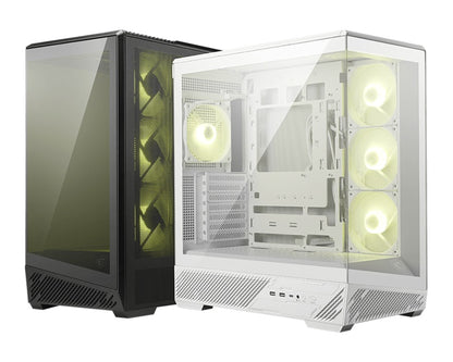 MSI MAG PANO 130R PZ -WHITE – ATX/mATX/ITX, 400mm GPU, 165mm CPU, 7 slots, 6×120mm, 360 rad top/s...