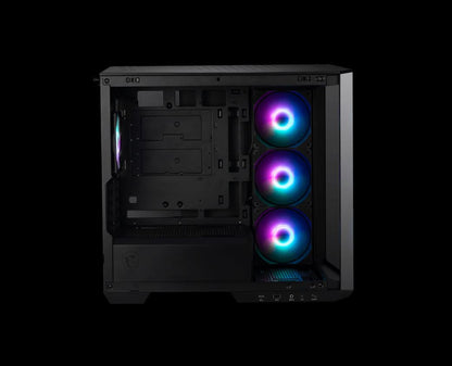 MSI MAG PANO M100R PZ BLACK Micro ATX Case, 1x USB 3.2, 2x USB 2.0, 1x Audio, 1x Mic, 4x PCI-E, 2... - Image 2