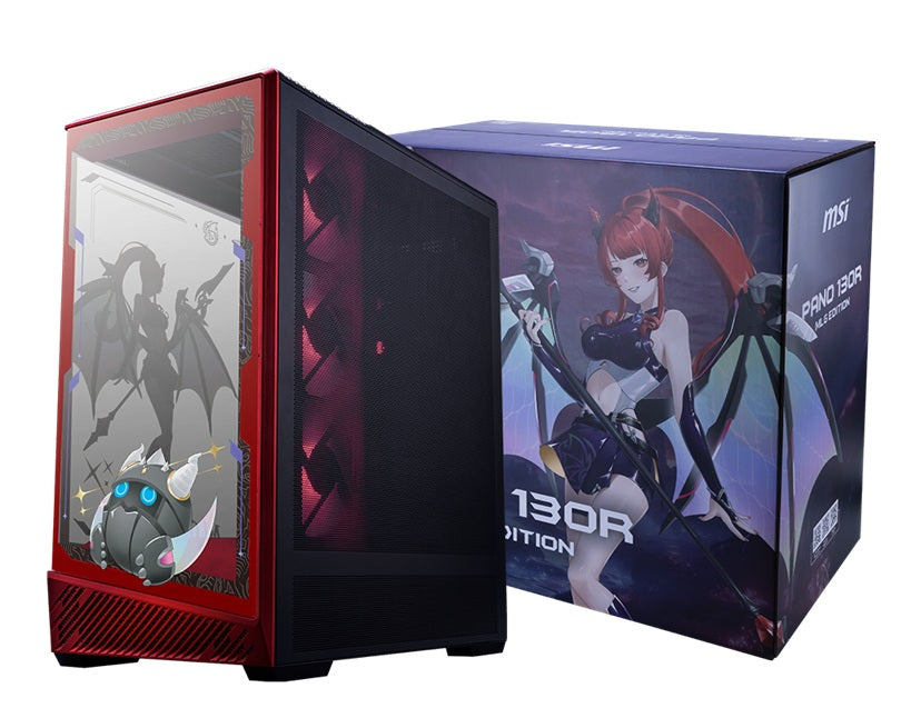 MSI PANO 130R MLG EDITION, Mid-Tower, ATX/M-ATX/ITX, 400mm GPU, 165mm CPU cooler, USB-C 20Gbps, 4...