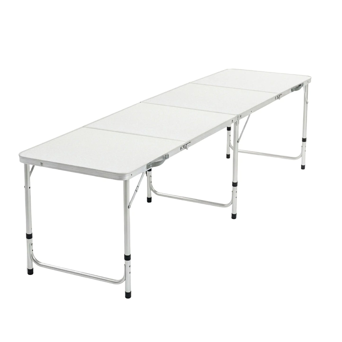 Weisshorn Folding Camping Table 240CM Portable Outdoor Picnic BBQ Aluminium Desk
