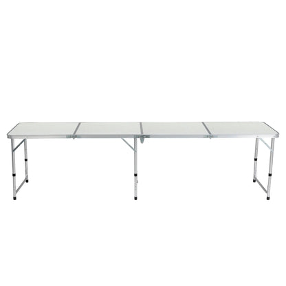 Weisshorn Folding Camping Table 240CM Portable Outdoor Picnic BBQ Aluminium Desk - Image 3