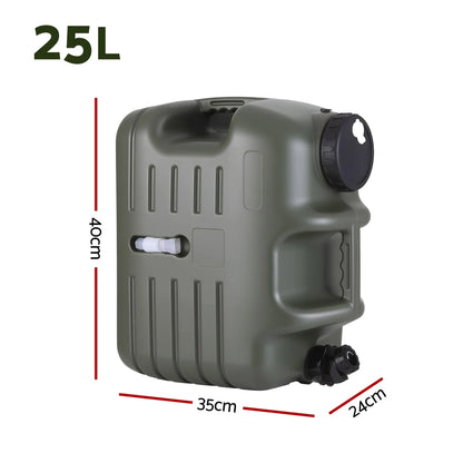 Weisshorn 25L Water Container Jerry Can Bucket Camping Outdoor Storage Tank - Image 2