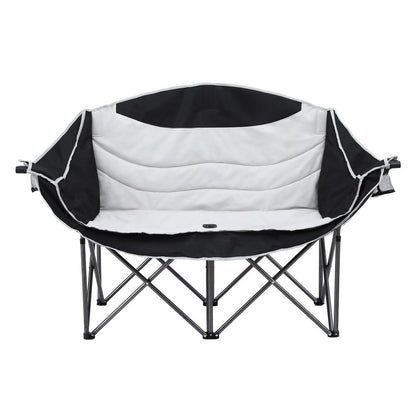 Weisshorn Camping Chair Double Folding Moon Chair Portable Seat 240KG - Image 3