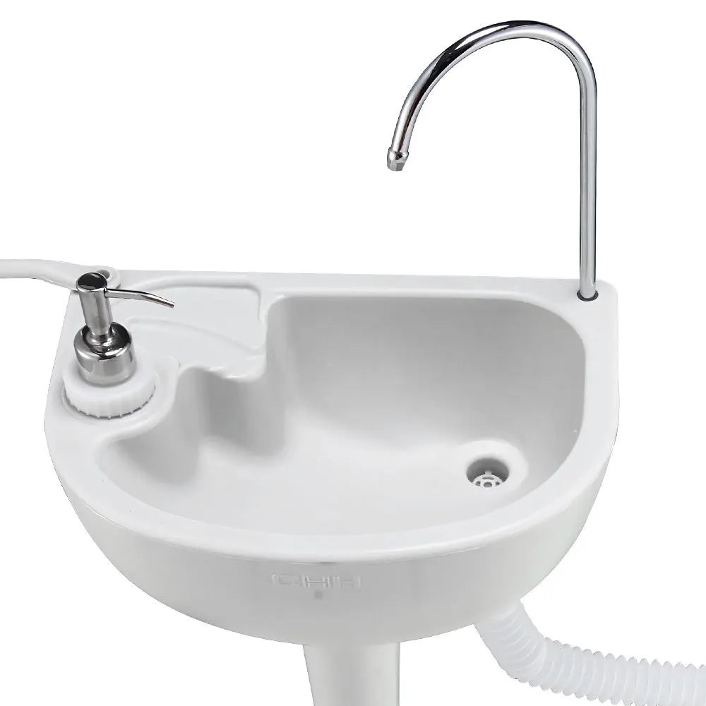 Weisshorn Camping Basin Portable Hand Wash Sink Stand 19L Capacity - Image 9