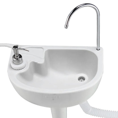 Weisshorn Camping Basin Portable Hand Wash Sink Stand 19L Capacity - Image 9