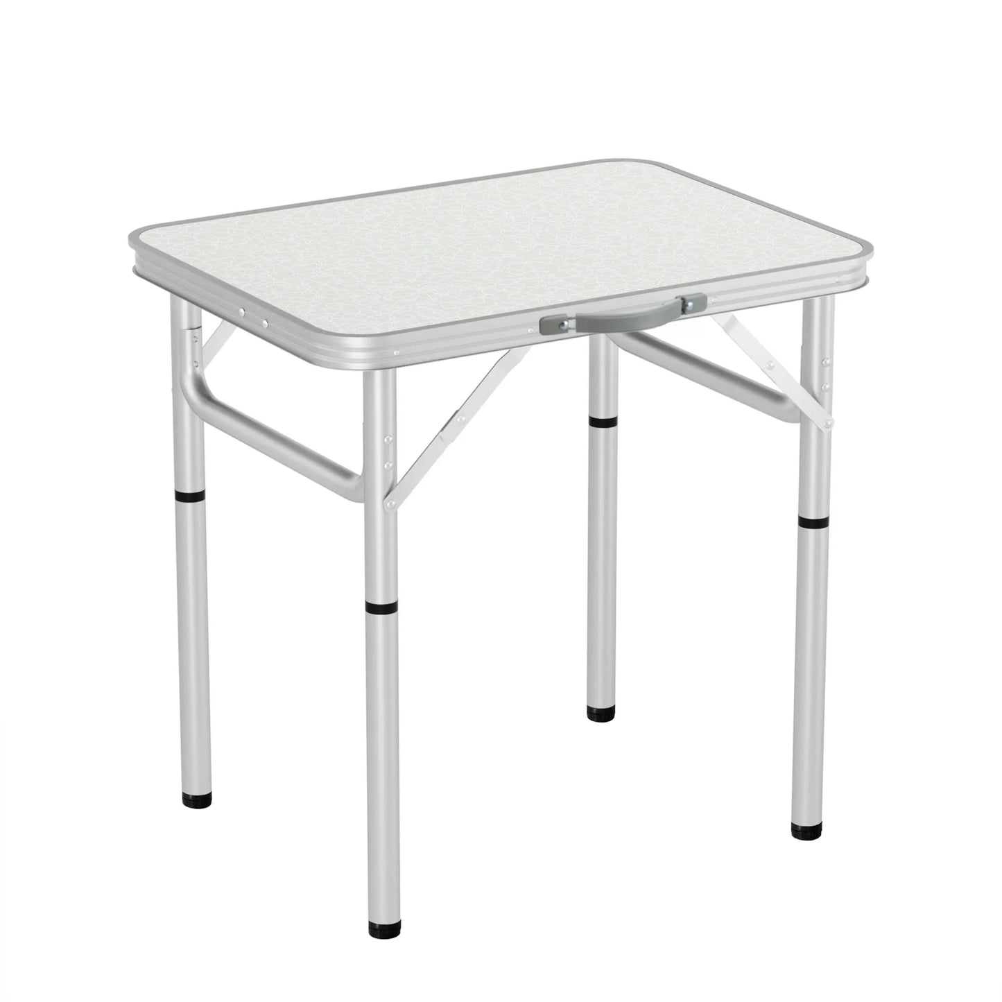 Weisshorn Folding Camping Table 60CM Adjustable Portable Outdoor Picnic Desk