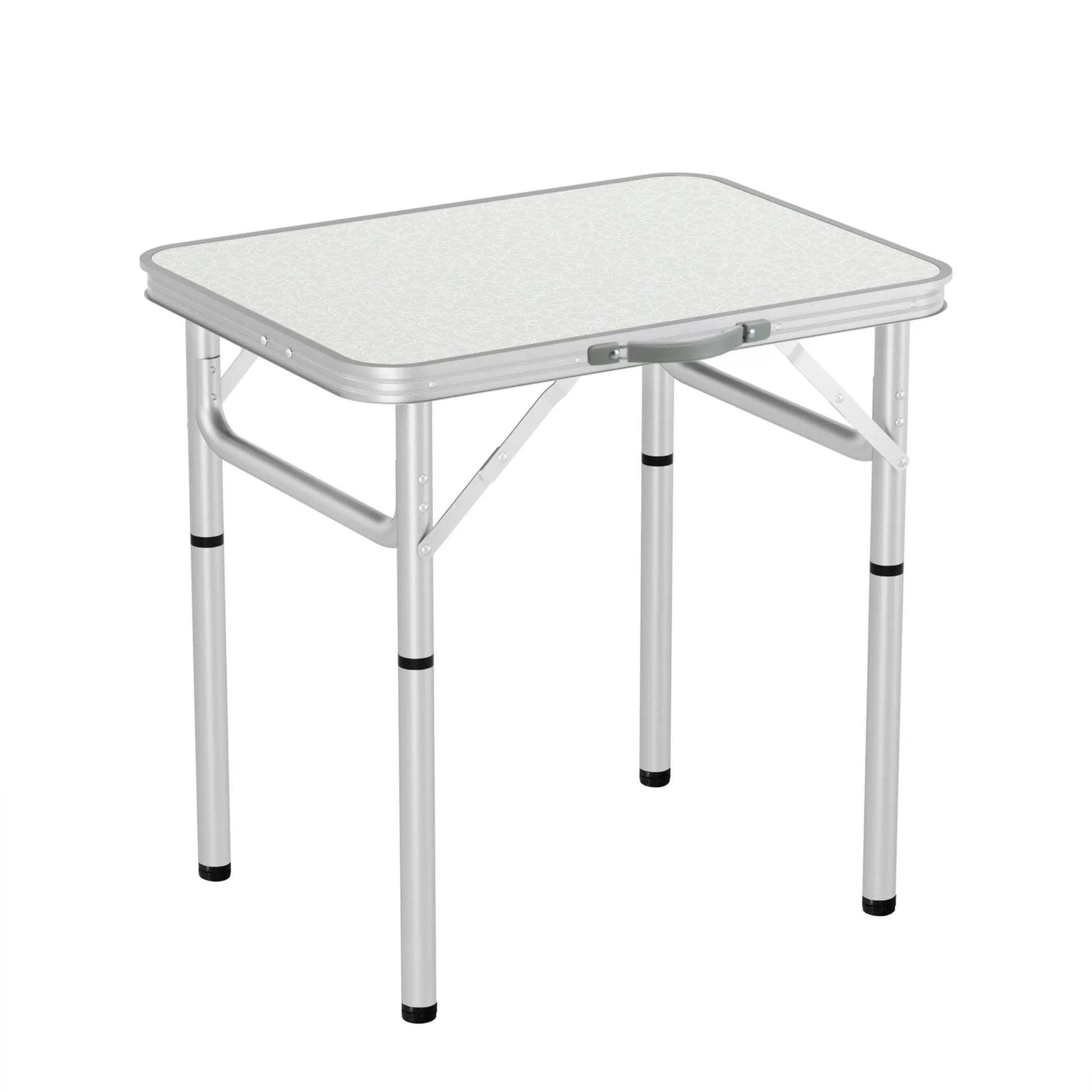 Weisshorn Folding Camping Table 60CM Adjustable Portable Outdoor Picnic Desk