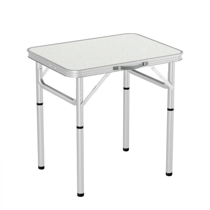 Weisshorn Folding Camping Table 60CM Adjustable Portable Outdoor Picnic Desk