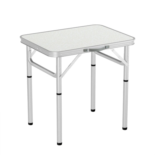 Weisshorn Folding Camping Table 60CM Adjustable Portable Outdoor Picnic Desk