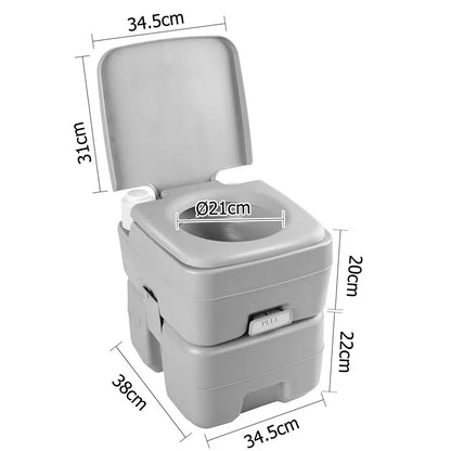Weisshorn 20L Portable Camping Toilet Outdoor Flush Potty Boating - Image 2