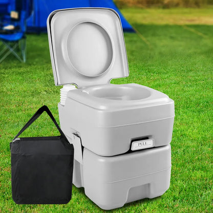Weisshorn 20L Portable Camping Toilet Outdoor Flush Potty Boating With Bag - Image 7