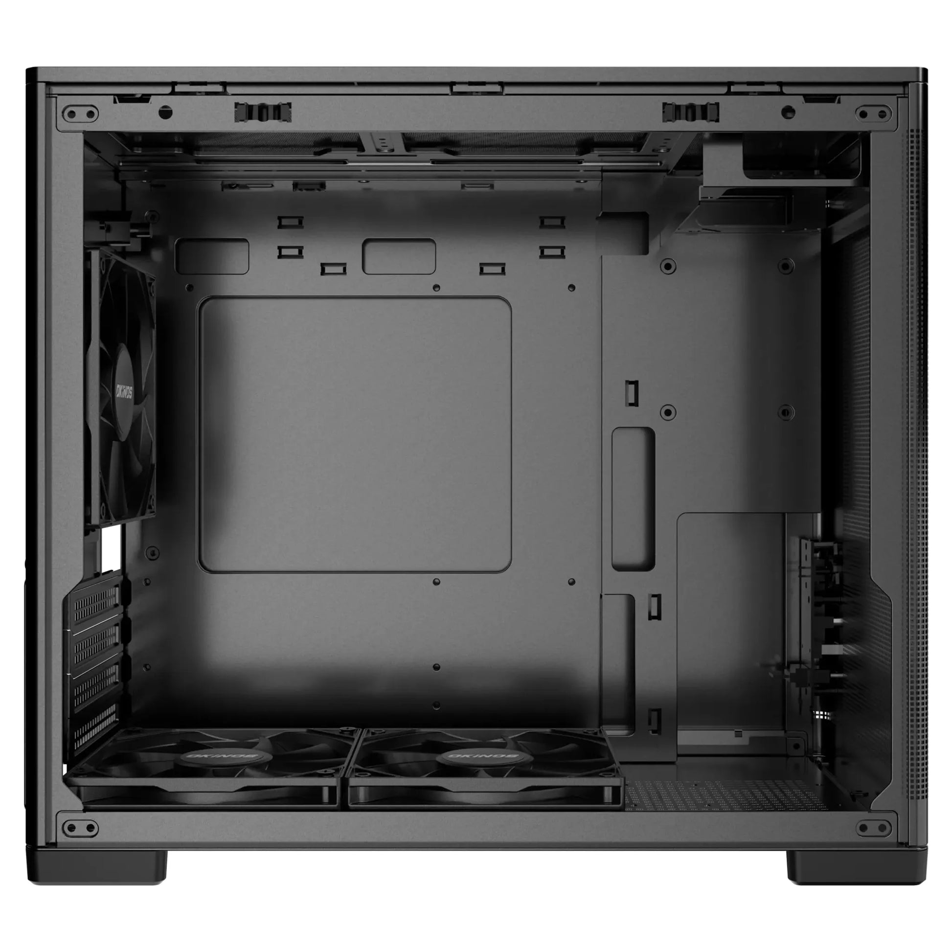 OKINOS Mini Art 4 - Black, Mini Tower, Micro-ATX/ITX, Mesh Panels, USB-C 10Gbps, 3 Fans, 240mm Ra... - Image 3