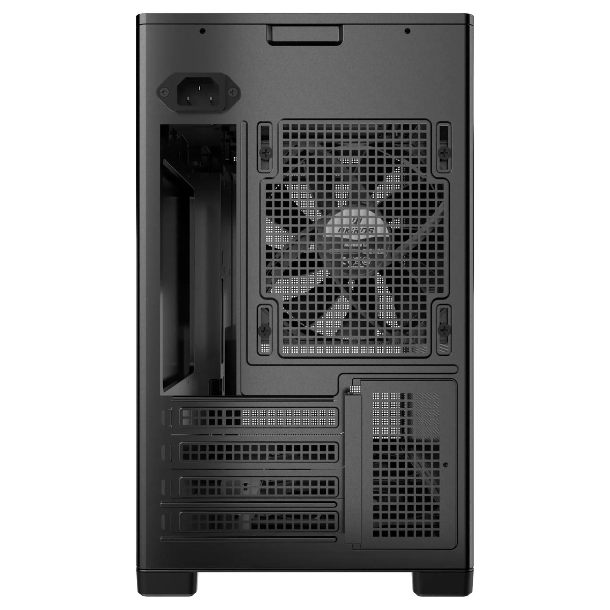 OKINOS Mini Art 4 - Black, Mini Tower, Micro-ATX/ITX, Mesh Panels, USB-C 10Gbps, 3 Fans, 240mm Ra... - Image 4
