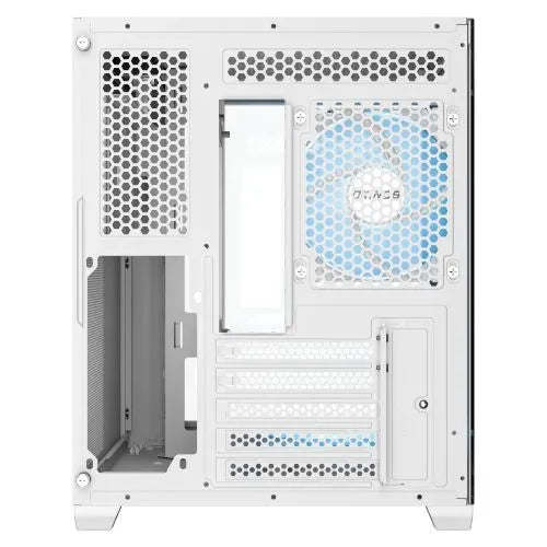 OKINOS Mirage 4 ES White Mini Tower Case, mATX/ITX, Tempered Glass, 3 x 120mm ARGB Fans, USB-C 5G... - Image 4