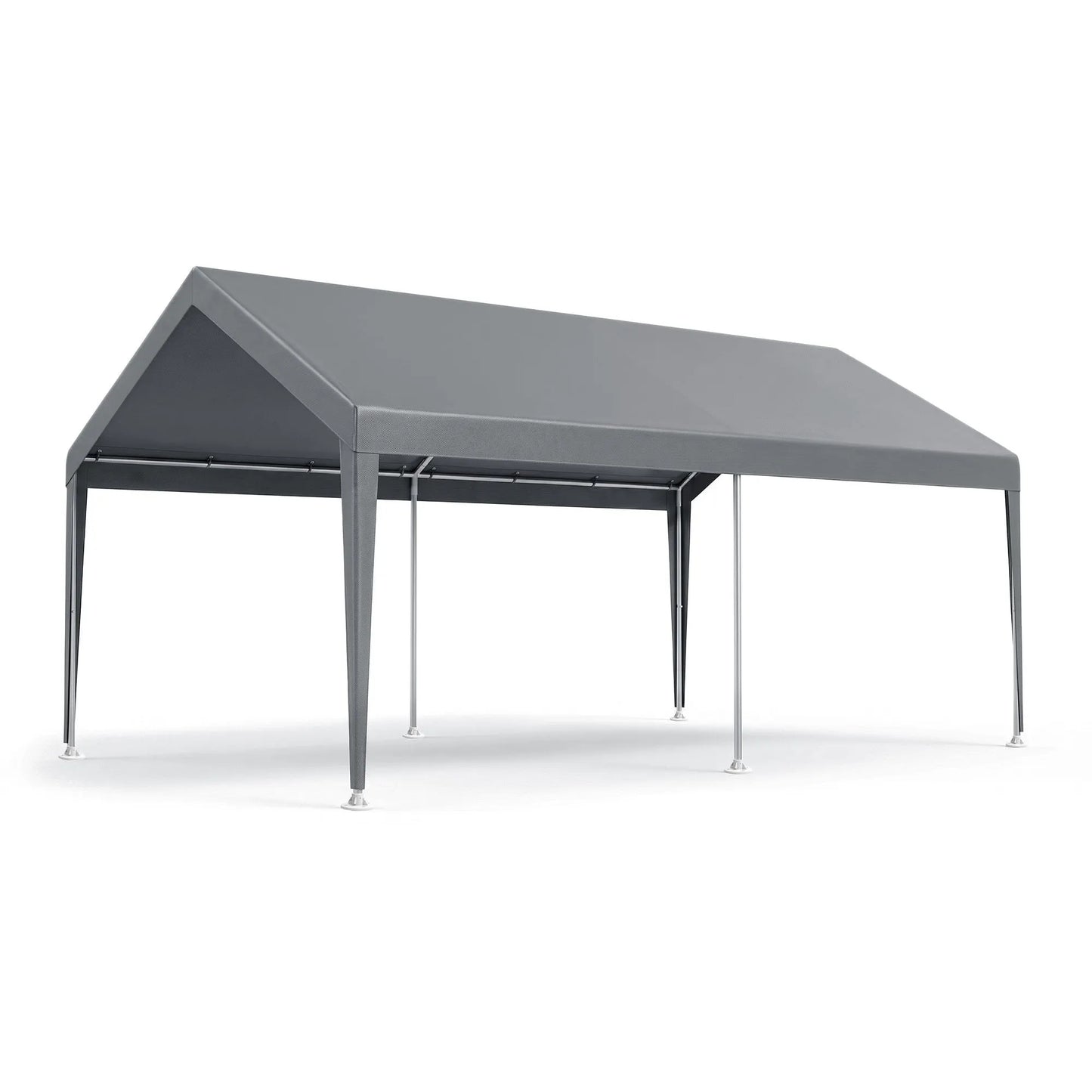 Instahut 3x6m Carports Canopy Tent Portable Garage Outdoor Steel Shelter Grey - Image 4