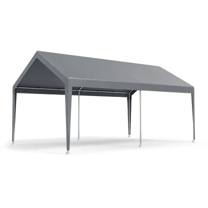 Instahut 3x6m Carports Canopy Tent Portable Garage Outdoor Steel Shelter Grey - Image 4